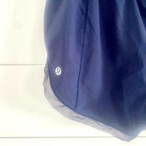 Lululemon Navy Mesh Trim shorts, Size 2, Excellent used condition